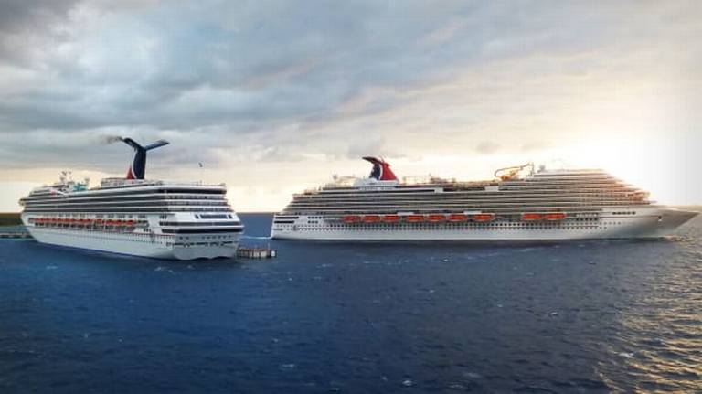TikTok video reveals how cruise ships maneuver around in port